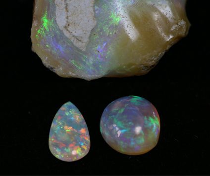 Die häufigste und bekannteste Art, der weiße Opal